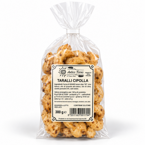 Taralli alla cipolla da 300 g
