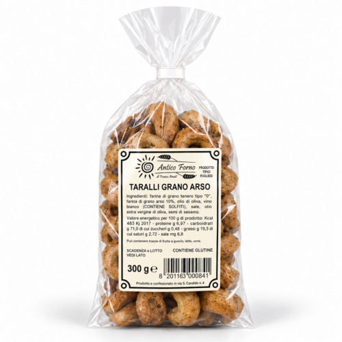 Taralli di grano arso da 300 g