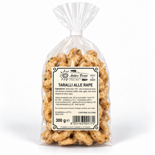 Taralli alle rape da 300 g